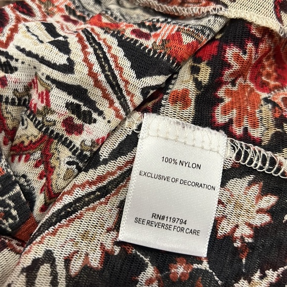 Unity World Wear Boho Shirt Sz L - Picture 8 of 8